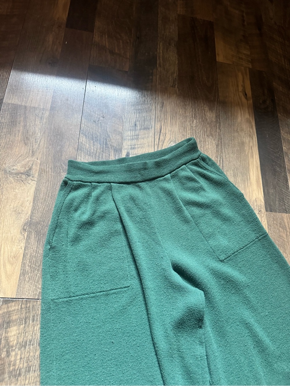 FP Beach Freya Green Knit Balloon Pants - Picture 5 of 11
